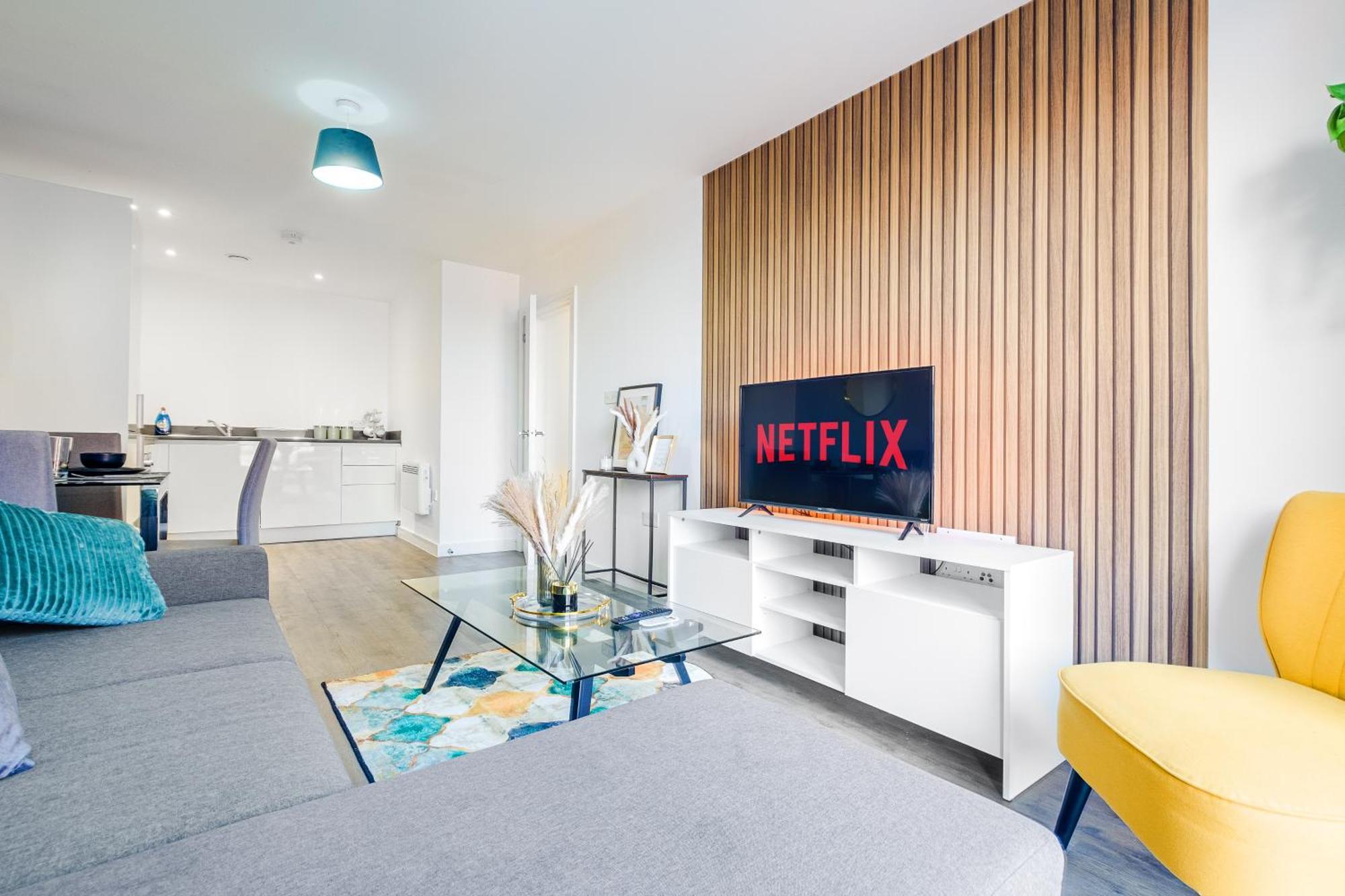 City Centre Emerald Escape - Sleeps-6, 2Beds & 2Baths , Netflix , Free Internet Birmingam Exterior foto
